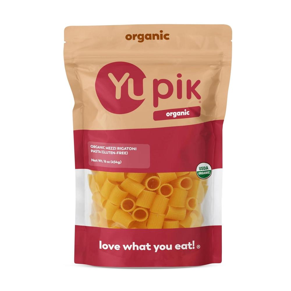 image:imageYupik Organic Mezzi Rigatoni Pasta 16 oz 1 lb NonGMO USDA Certified GlutenFree amp EggFree Pasta Made with Organic Corn amp Rice Flour Authentic Italian Taste