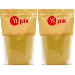 Yupik Couscous Medium Grain, 2.2 lb (35.2 oz), Kosher, Vegan, Low-Calorie Grain, Nutty Flavour, Rich in Protein & Fiber, Perfect for Salads, Soups & Baking(2.2 Pound (Pack of 2))