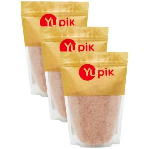Yupik Himalayan Pink Salt, Crystals, 2.2 lb, Kosher, Gluten-Free, Mineral-Rich, Natural Flavor, For Grinder and Salt Mills, Ideal for Cooking & Sprinkled Toppings(35.2 Ounce (Pack of 3))