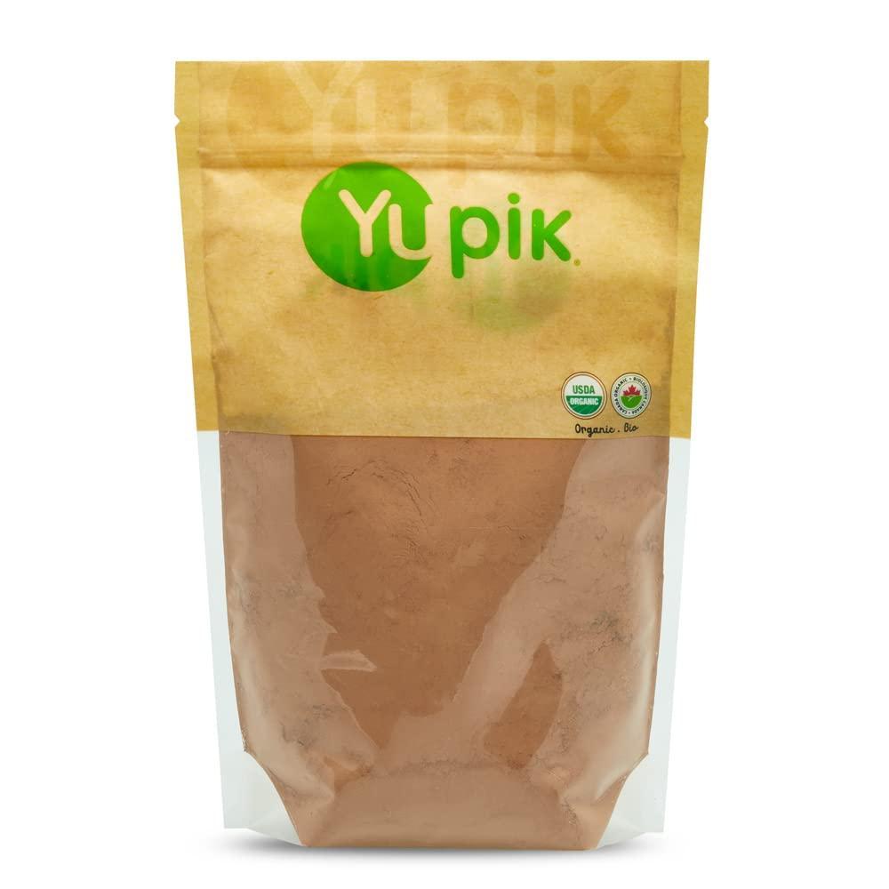 image:imageYupik Organic Unsweetened Cocoa Powder 22 lb 352 oz GlutenFree GMOFree Vegan Kosher No Sugar Added No Additives Natural Powder Excellent Source of Fiber amp IronFor Baking amp Topping22 lb Pack Of 6