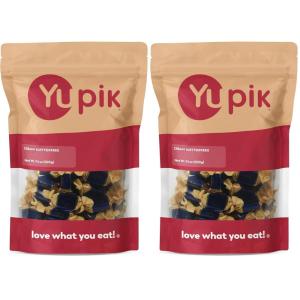 Yupik Creamy Soft Toffees 17.6 oz (1.1 lb), Smooth & Chewy Caramel Candies, Individually Wrapped, Ideal for Snacking & Gifting(15.5 cm x 7.5 cm x 23.3 cm (Pack of 2))