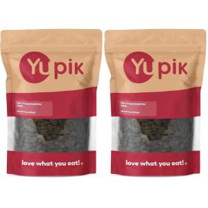 Yupik Raw Styrian Pumpkin Seeds 16 oz (1 lb), Unsalted, Shell-Free, Rich in Protein, Iron & Fiber, Non-GMO, Gluten-Free, Vegan, Kosher(16.5 x 6.6 x 23.2 cm (Pack of 2))